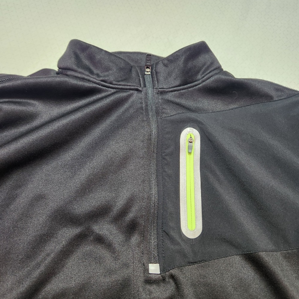 Mens Fila Sport Live in Motion 1/4 Zip Black Pullover - Size 2XL - Picture 5 of 11